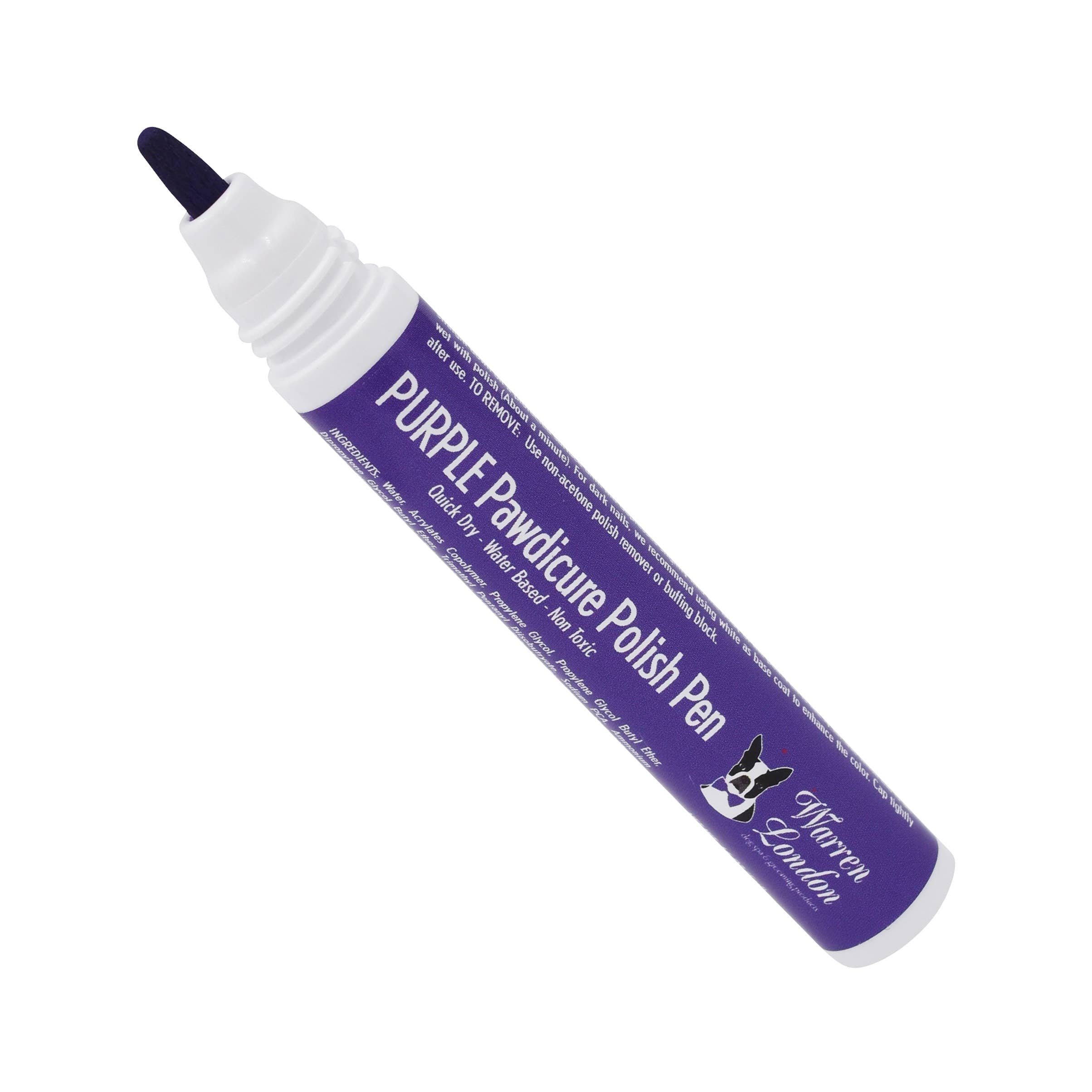 Warren London Dog Products - Pawdicure Nail Polish Pen - Quick Dry - 13 Colors: White